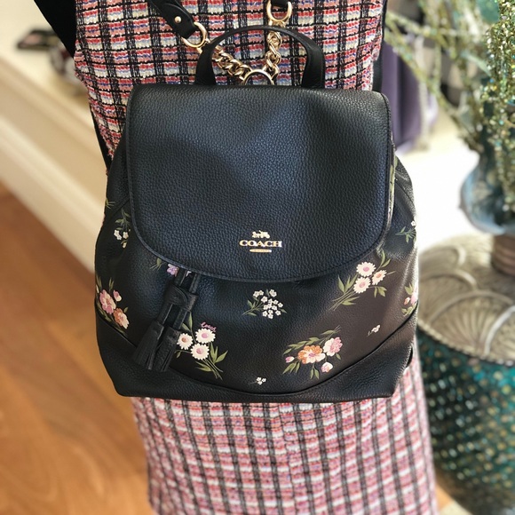 Coach Handbags - Nwt Coach Floral drawstring backpack